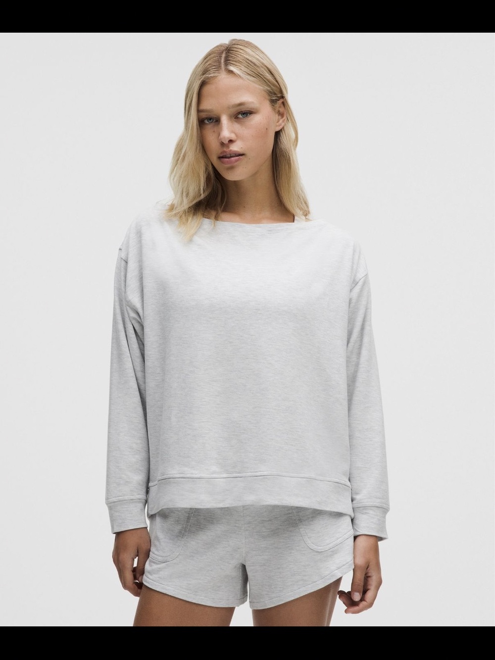Lululemon BeCalm Oversized Boatneck Long-Sleeve Shirt